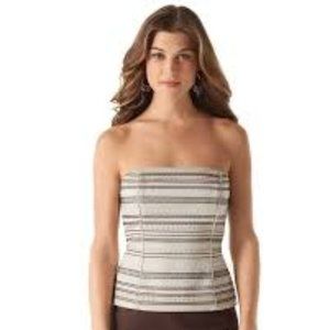 WHBM Pyramid Embroidered Bustier